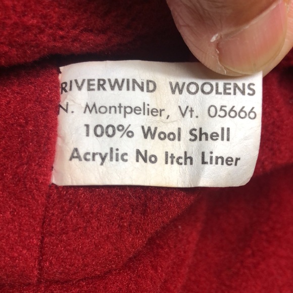 Vintage Riverwind Woolens of Montpelier Knit Ski Hat - 100% Wool Shell - Picture 6 of 8